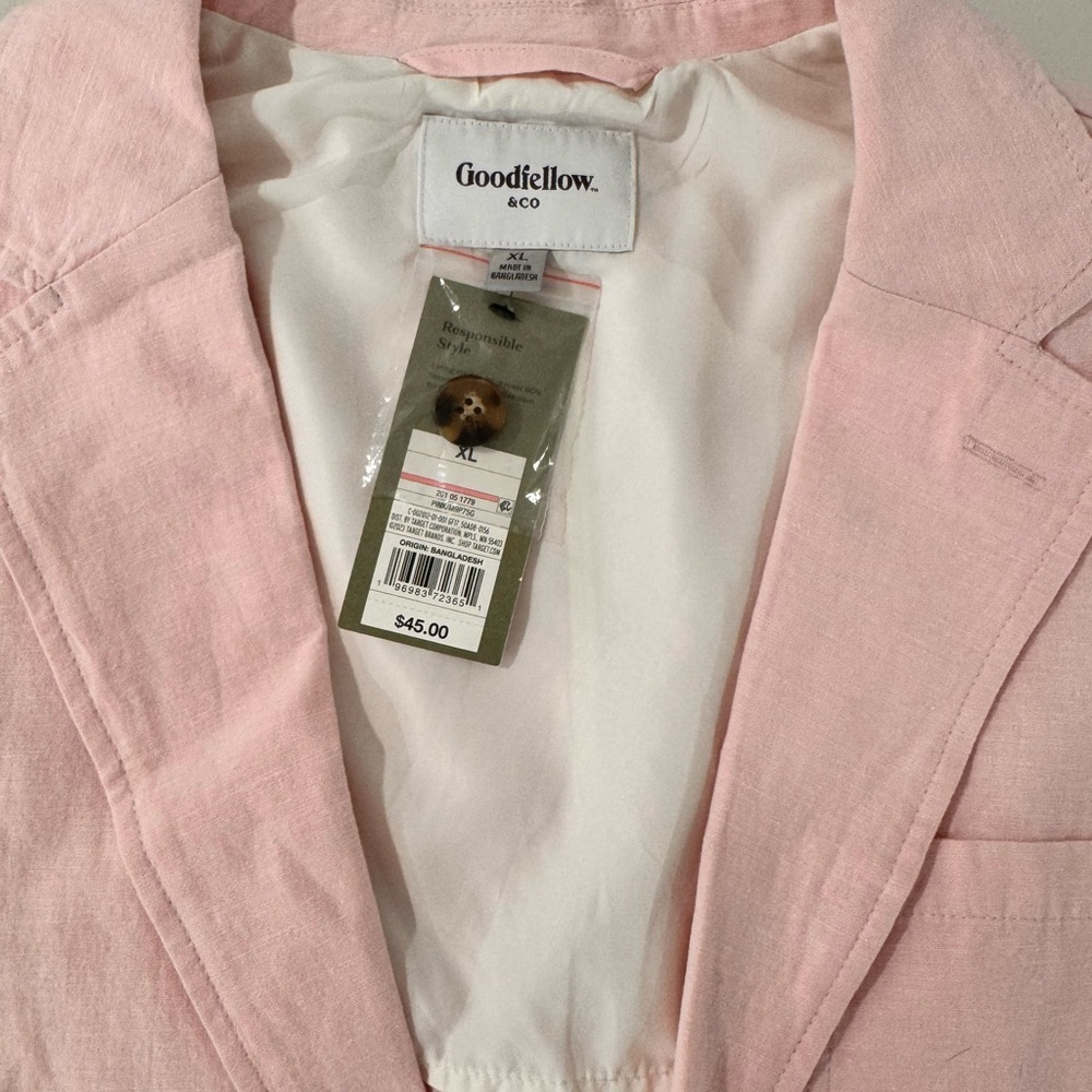 Goodfellow & Co Pink Blazer Jacket - Picture 2 of 6
